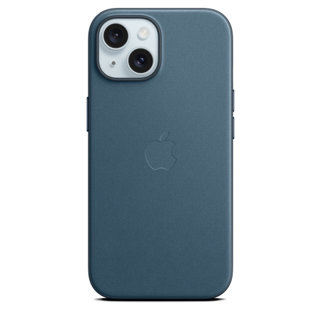 iPhone 15 FineWoven Case with MagSafe - Pacific Blue